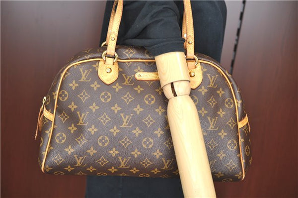 Auth Louis Vuitton Monogram Montorgueil GM Shoulder Tote Bag M95566 LV J0558