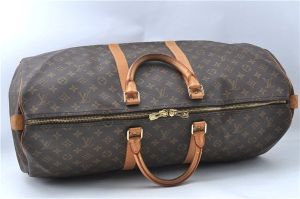 Authentic Louis Vuitton Monogram Keepall 55 Travel Boston Bag M41424 LV J0559