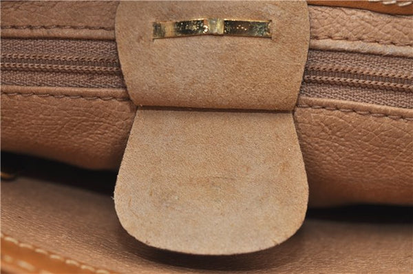 Authentic GUCCI Micro GG PVC Leather Shoulder Cross Body Bag Purse Brown J0564