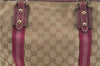 Auth GUCCI Sherry Line Shoulder Tote Bag GG Canvas Leather 139260 Beige J0565