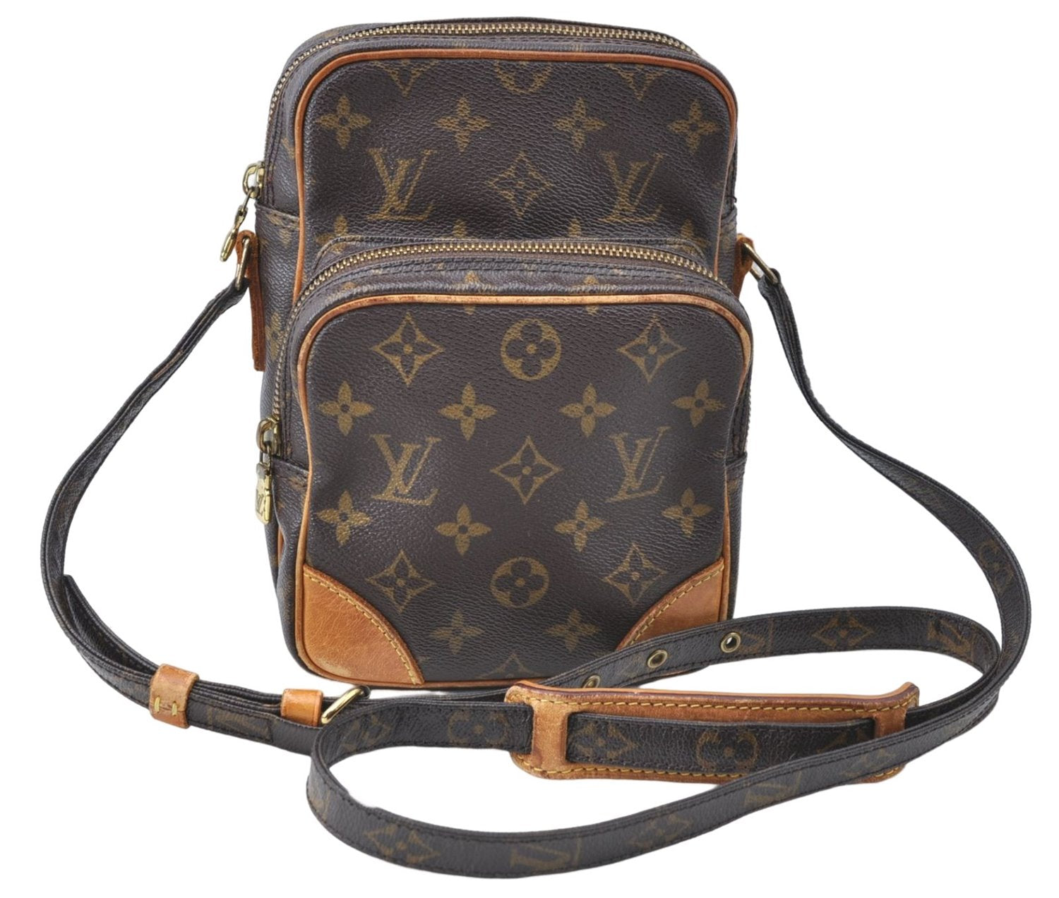 Authentic Louis Vuitton Monogram Amazone Shoulder Cross Body Bag M45236 LV J0566