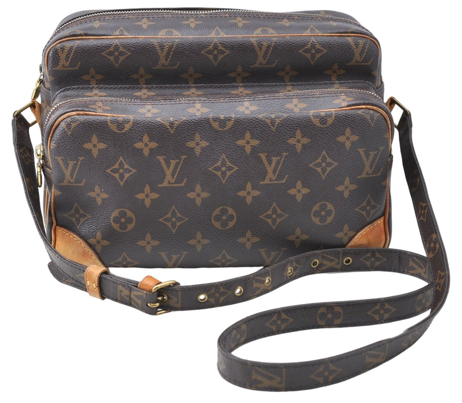 Authentic Louis Vuitton Monogram Nile Shoulder Cross Body Bag M45244 LV J0567