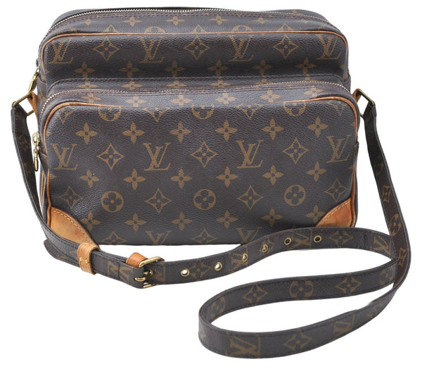 Authentic Louis Vuitton Monogram Nile Shoulder Cross Body Bag M45244 LV J0567