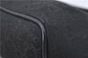 Authentic GUCCI Hand Bag Pouch Purse GG Canvas Leather 0391103 Black J0571