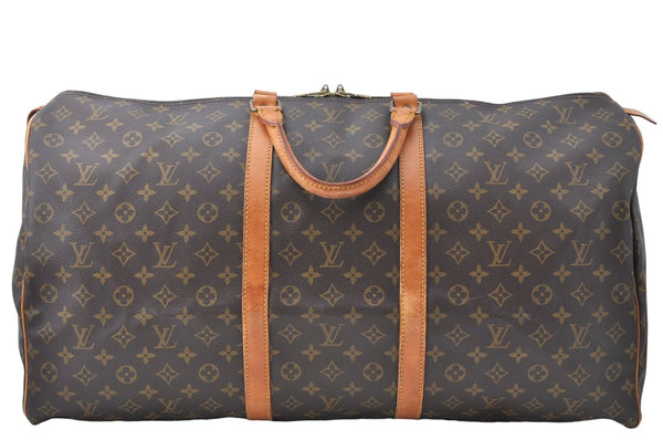 Authentic Louis Vuitton Monogram Keepall 60 Travel Boston Bag M41422 LV J0578