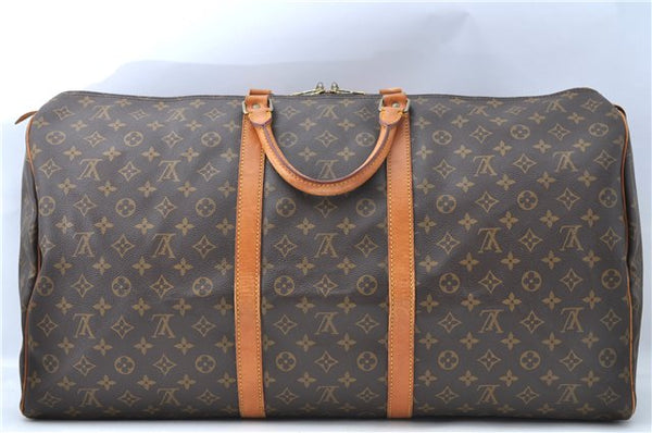 Authentic Louis Vuitton Monogram Keepall 60 Travel Boston Bag M41422 LV J0578