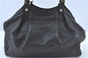 Authentic GUCCI Guccissima Sukey Shoulder Tote Bag GG Leather 211944 Black J0583
