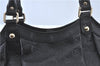 Authentic GUCCI Guccissima Sukey Shoulder Tote Bag GG Leather 211944 Black J0583