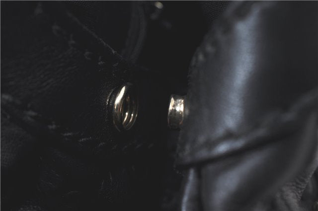 Authentic GUCCI Guccissima Sukey Shoulder Tote Bag GG Leather 211944 Black J0583