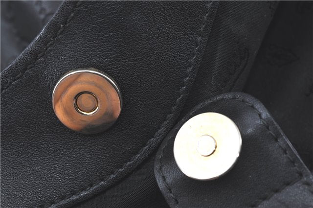 Authentic GUCCI Guccissima Sukey Shoulder Tote Bag GG Leather 211944 Black J0583