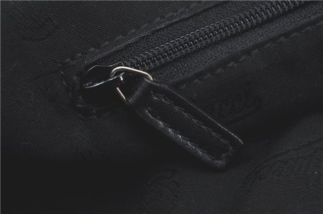 Authentic GUCCI Guccissima Sukey Shoulder Tote Bag GG Leather 211944 Black J0583