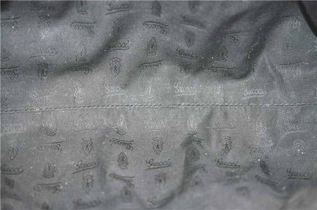 Authentic GUCCI Guccissima Sukey Shoulder Tote Bag GG Leather 211944 Black J0583