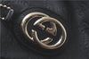 Authentic GUCCI Guccissima Sukey Shoulder Tote Bag GG Leather 211944 Black J0583