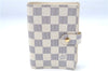 Authentic Louis Vuitton Damier Azur Agenda PM Day Planner Cover R20706 LV J0585