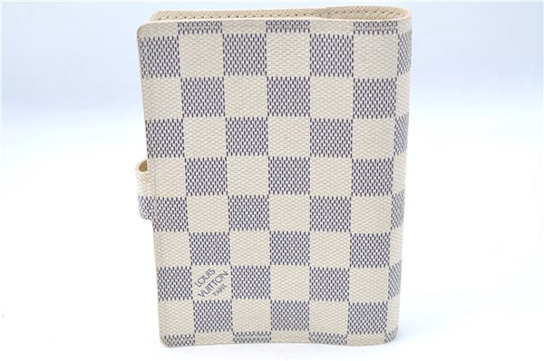 Authentic Louis Vuitton Damier Azur Agenda PM Day Planner Cover R20706 LV J0585