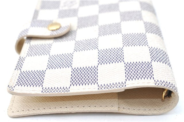 Authentic Louis Vuitton Damier Azur Agenda PM Day Planner Cover R20706 LV J0585