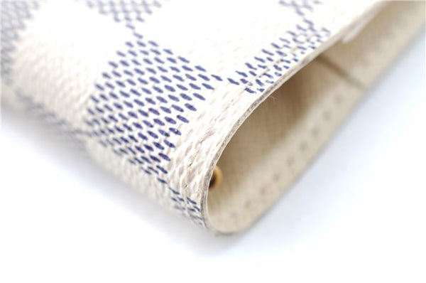 Authentic Louis Vuitton Damier Azur Agenda PM Day Planner Cover R20706 LV J0585