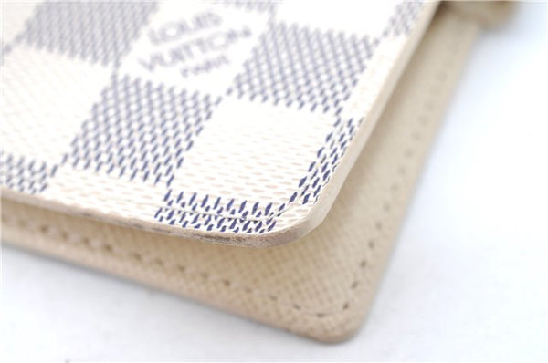 Authentic Louis Vuitton Damier Azur Agenda PM Day Planner Cover R20706 LV J0585