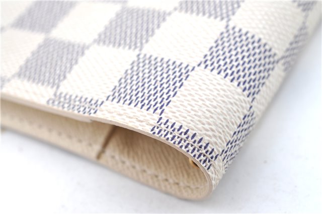 Authentic Louis Vuitton Damier Azur Agenda PM Day Planner Cover R20706 LV J0585