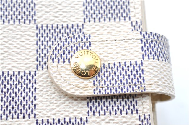 Authentic Louis Vuitton Damier Azur Agenda PM Day Planner Cover R20706 LV J0585