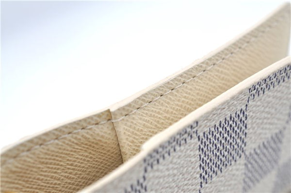 Authentic Louis Vuitton Damier Azur Agenda PM Day Planner Cover R20706 LV J0585