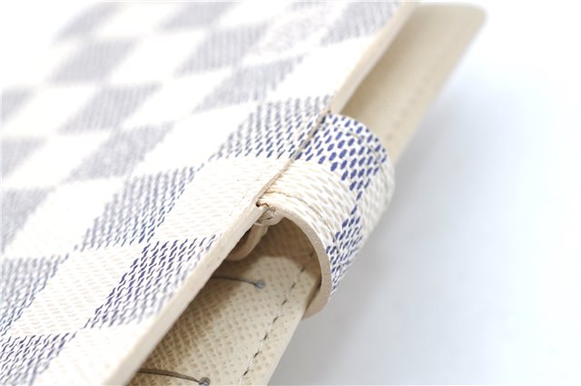 Authentic Louis Vuitton Damier Azur Agenda PM Day Planner Cover R20706 LV J0585