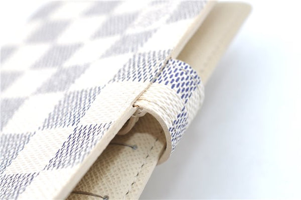 Authentic Louis Vuitton Damier Azur Agenda PM Day Planner Cover R20706 LV J0585