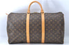 Authentic Louis Vuitton Monogram Keepall 50 Travel Boston Bag M41426 LV J0586