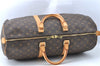 Authentic Louis Vuitton Monogram Keepall 50 Travel Boston Bag M41426 LV J0586