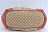 Auth GUCCI Diamante Sukey Shoulder Tote Bag Canvas Leather 247902 Brown J0587