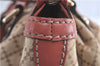 Auth GUCCI Diamante Sukey Shoulder Tote Bag Canvas Leather 247902 Brown J0587
