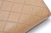 Authentic CHANEL Calf Skin Bicolore CC Logo Agenda Note Book Cover Beige J0591