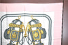 Authentic HERMES Carre 90 Scarf "BRIDES de GALA " Silk Light Pink J0593
