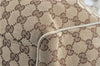 Authentic GUCCI Sukey Shoulder Tote Bag GG Canvas Leather 211944 Brown J0595