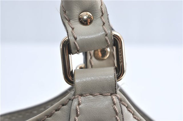 Authentic GUCCI Sukey Shoulder Tote Bag GG Canvas Leather 211944 Brown J0595