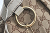 Authentic GUCCI Sukey Shoulder Tote Bag GG Canvas Leather 211944 Brown J0595