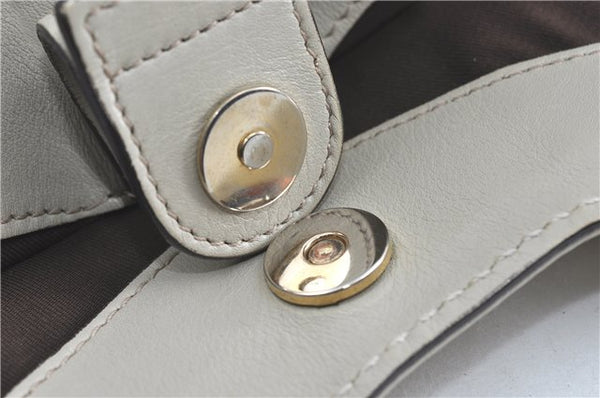 Authentic GUCCI Sukey Shoulder Tote Bag GG Canvas Leather 211944 Brown J0595