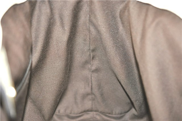 Authentic GUCCI Sukey Shoulder Tote Bag GG Canvas Leather 211944 Brown J0595