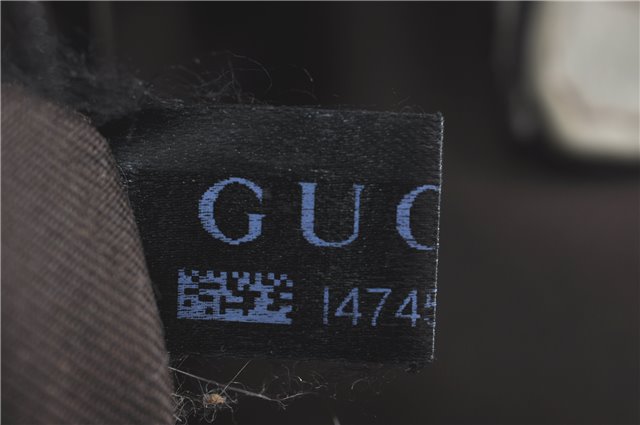 Authentic GUCCI Sukey Shoulder Tote Bag GG Canvas Leather 211944 Brown J0595