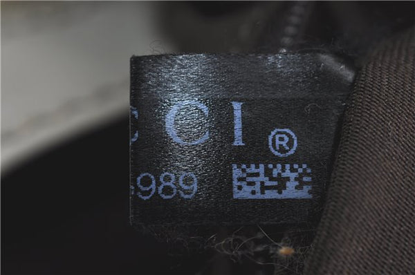 Authentic GUCCI Sukey Shoulder Tote Bag GG Canvas Leather 211944 Brown J0595