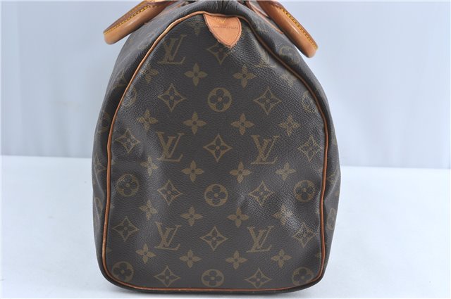 Authentic Louis Vuitton Monogram Speedy 40 Hand Boston Bag M41522 LV J0597