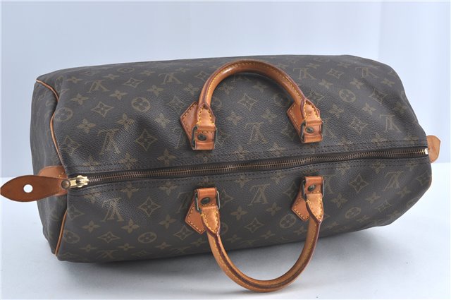 Authentic Louis Vuitton Monogram Speedy 40 Hand Boston Bag M41522 LV J0597