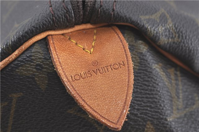 Authentic Louis Vuitton Monogram Speedy 40 Hand Boston Bag M41522 LV J0597