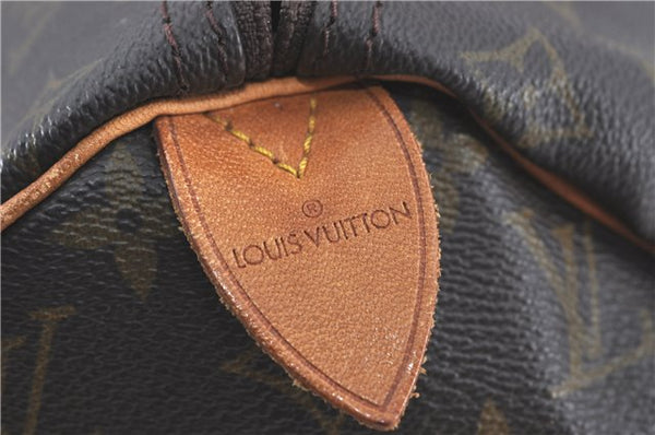 Authentic Louis Vuitton Monogram Speedy 40 Hand Boston Bag M41522 LV J0597