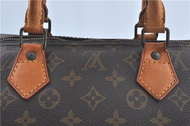 Authentic Louis Vuitton Monogram Speedy 40 Hand Boston Bag M41522 LV J0597