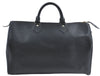 Authentic Louis Vuitton Epi Speedy 35 Hand Boston Bag Black M42992 LV J0600