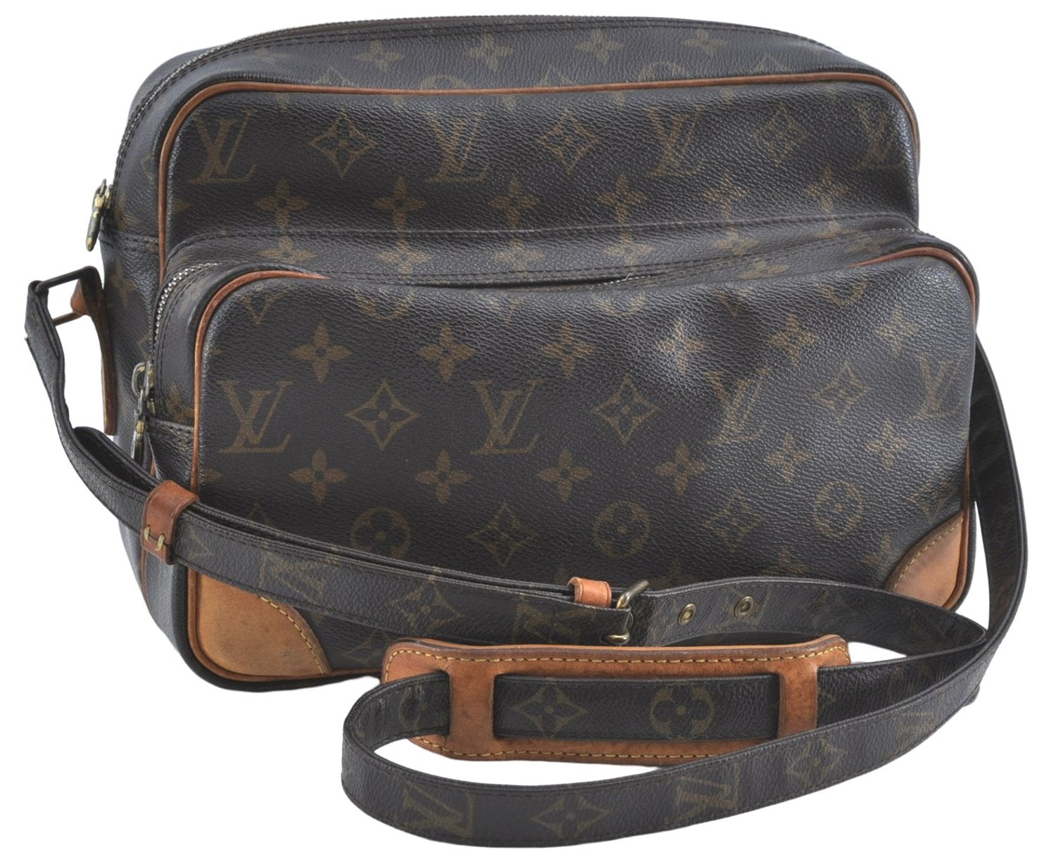 Authentic Louis Vuitton Monogram Nile Shoulder Cross Body Bag M45244 LV J0601