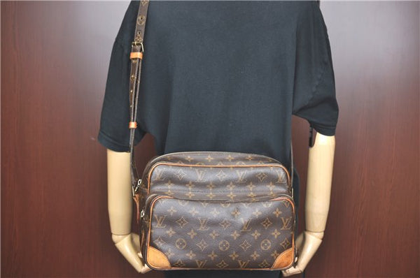 Authentic Louis Vuitton Monogram Nile Shoulder Cross Body Bag M45244 LV J0601