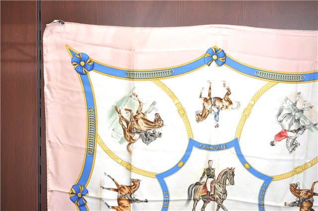 Auth HERMES Carre 90 Scarf 