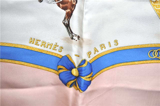 Auth HERMES Carre 90 Scarf 